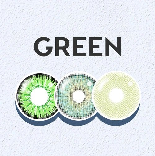 Green Contacts – eyeshare official contact lenses