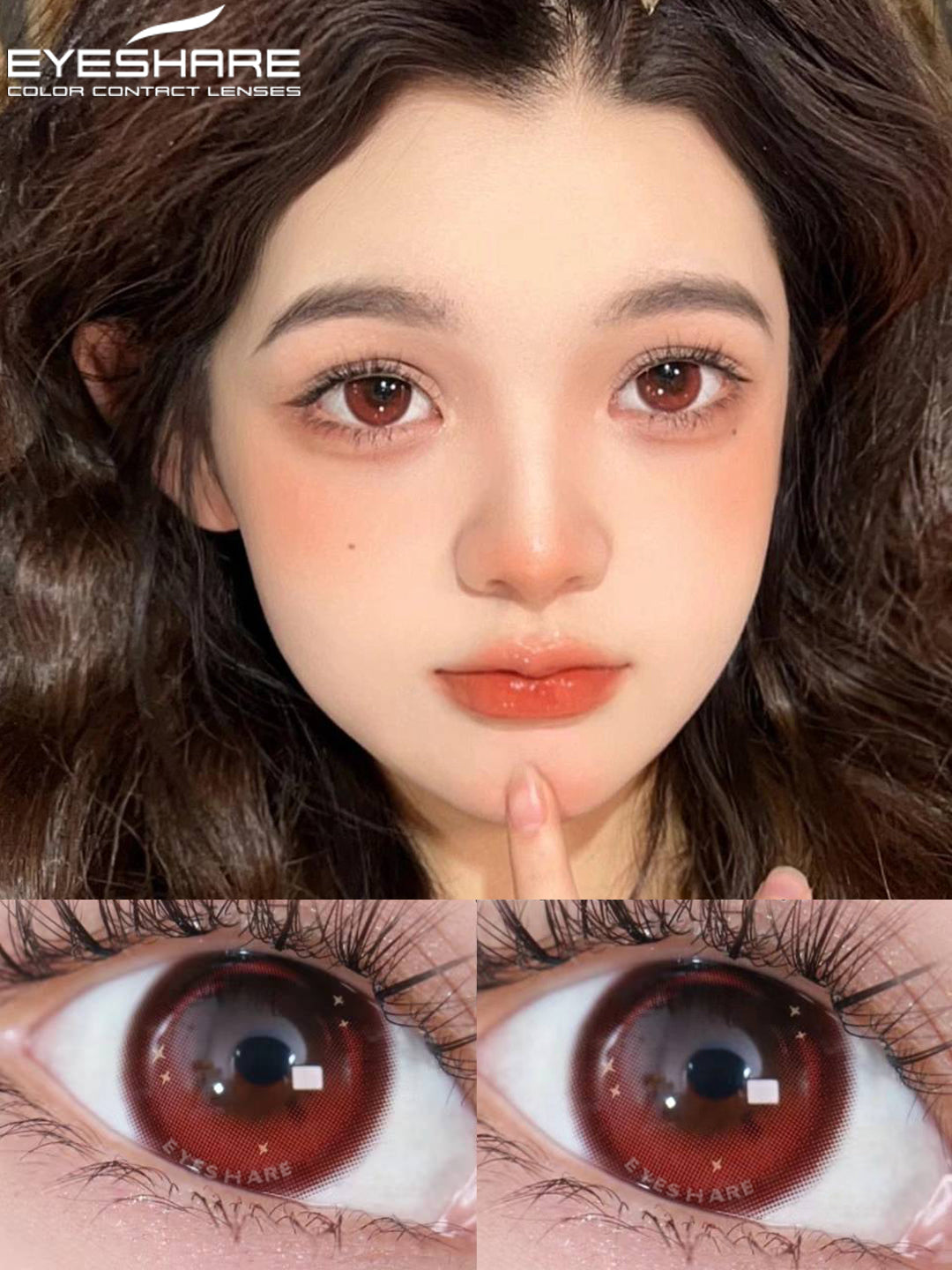 Lentes de contacto de color PARIS-ROSE 14,5 mm