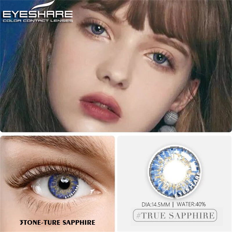 3TONE Ture-Sapphire 14,5 mm 1 par | 1 año