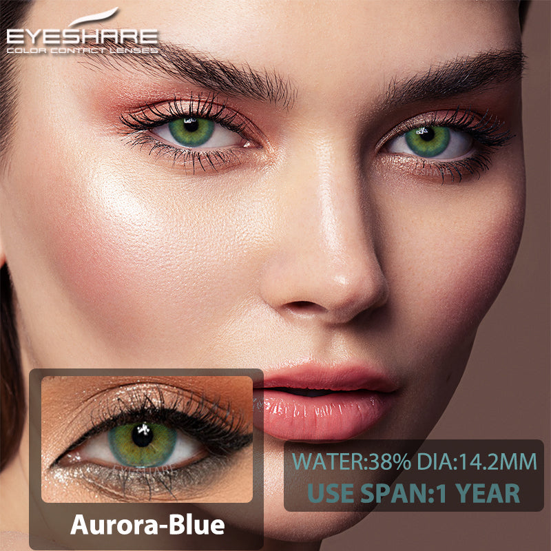 Aurora Blue 14,2 mm 1 par | 1 año