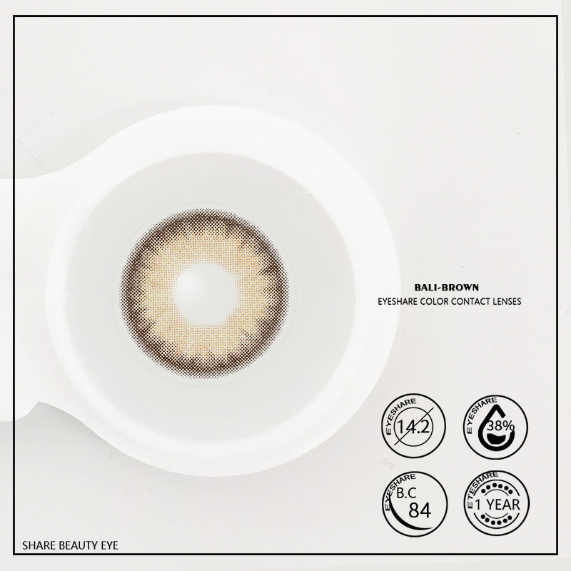 Bali Brown 14,2 mm 1 par | 1 año
