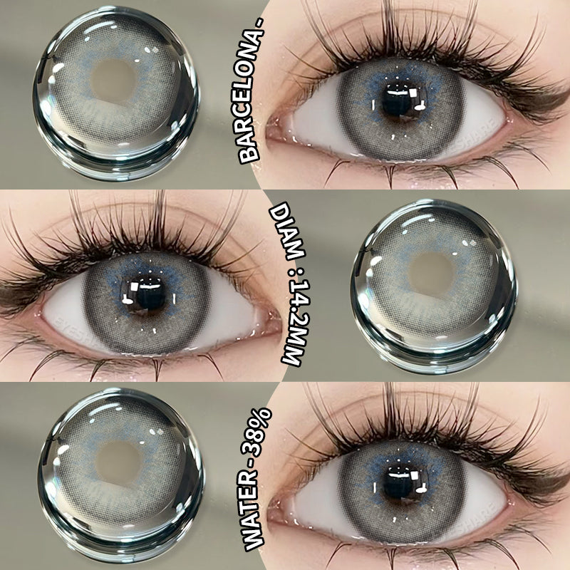 Barcelona Gray 14.2mm 1 Pair | 1 Year