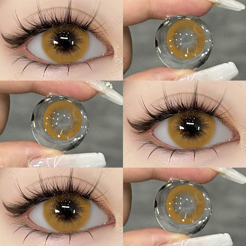Beautyeye Brown 14,5 mm 1 par | 1 año