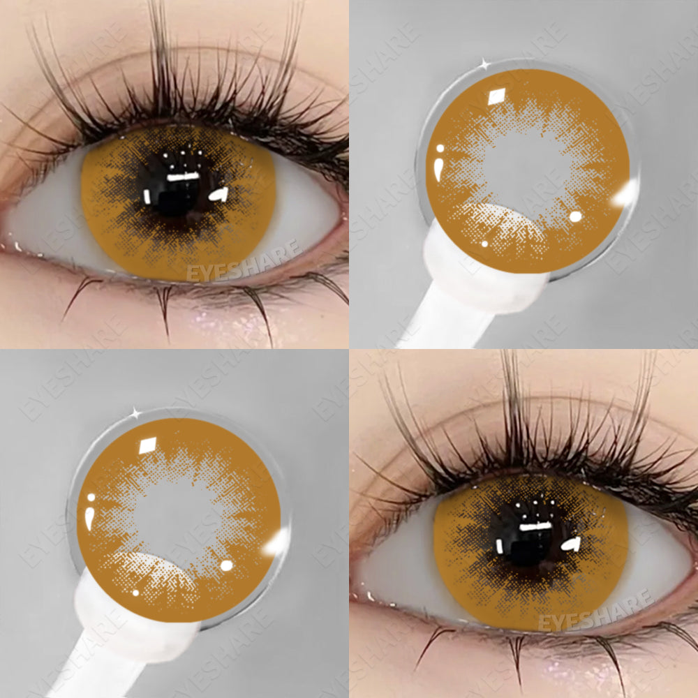 Beautyeye Brown 14,5 mm 1 par | 1 año