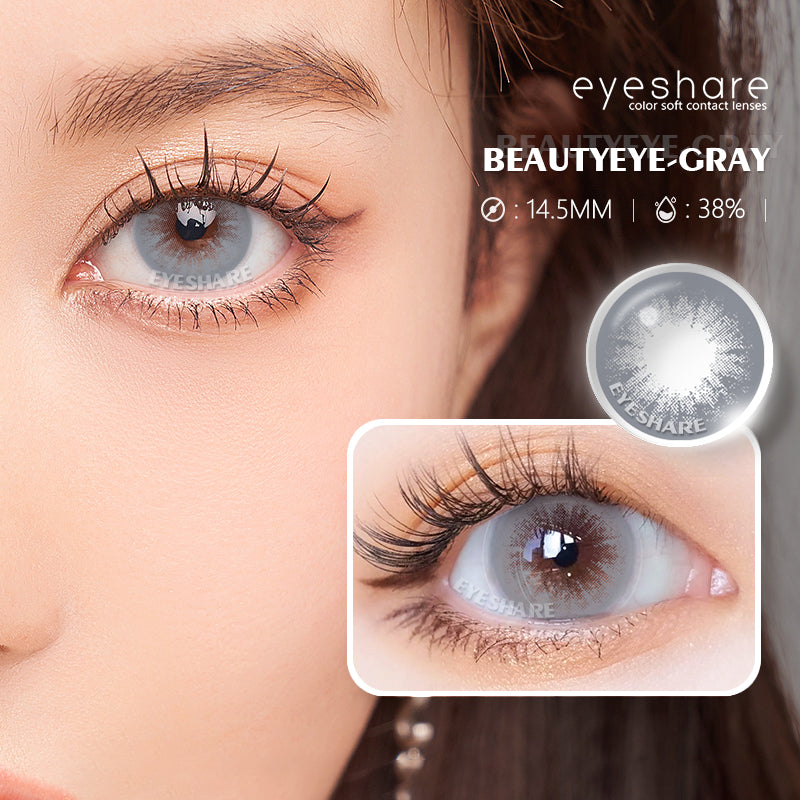 Beautyeye Gray 14,5 mm 1 par | 1 año