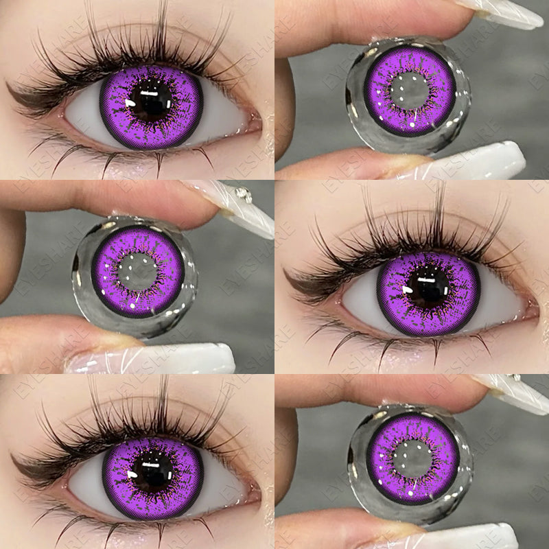 Cosplay Bella Purple 14,5 mm 1 par | 1 año