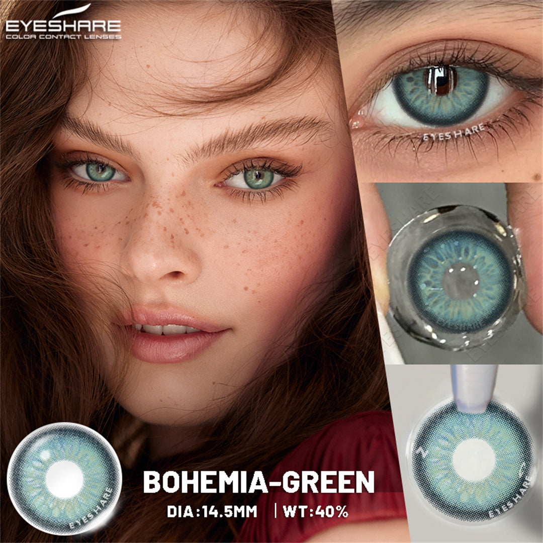Bohemia Green 14,5 mm 1 par | 1 año