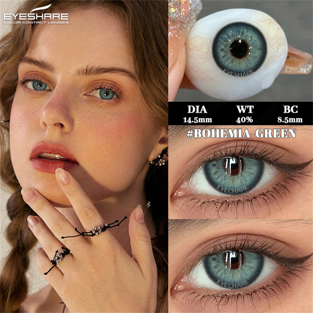 Bohemia Green 14,5 mm 1 par | 1 año