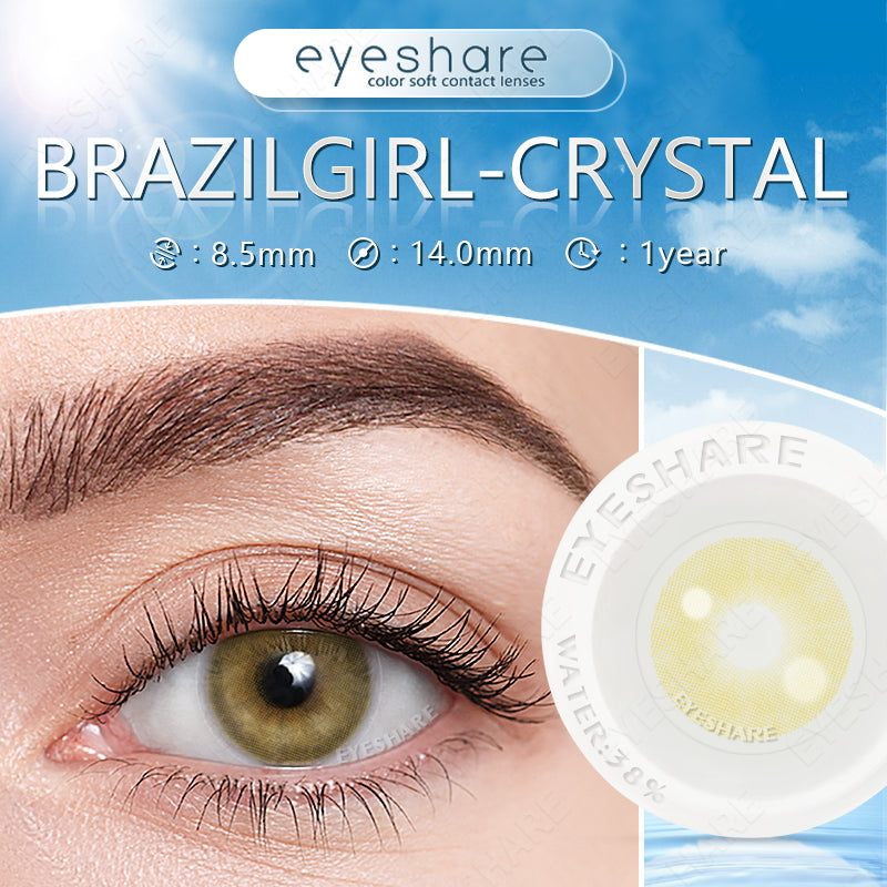 Brasileña Crystal 14,0 mm 1 par | 1 año