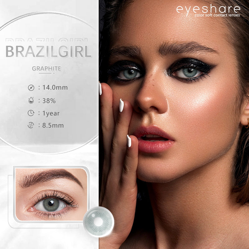 Brazilgirl Graphite 14,0 mm 1 par | 1 año