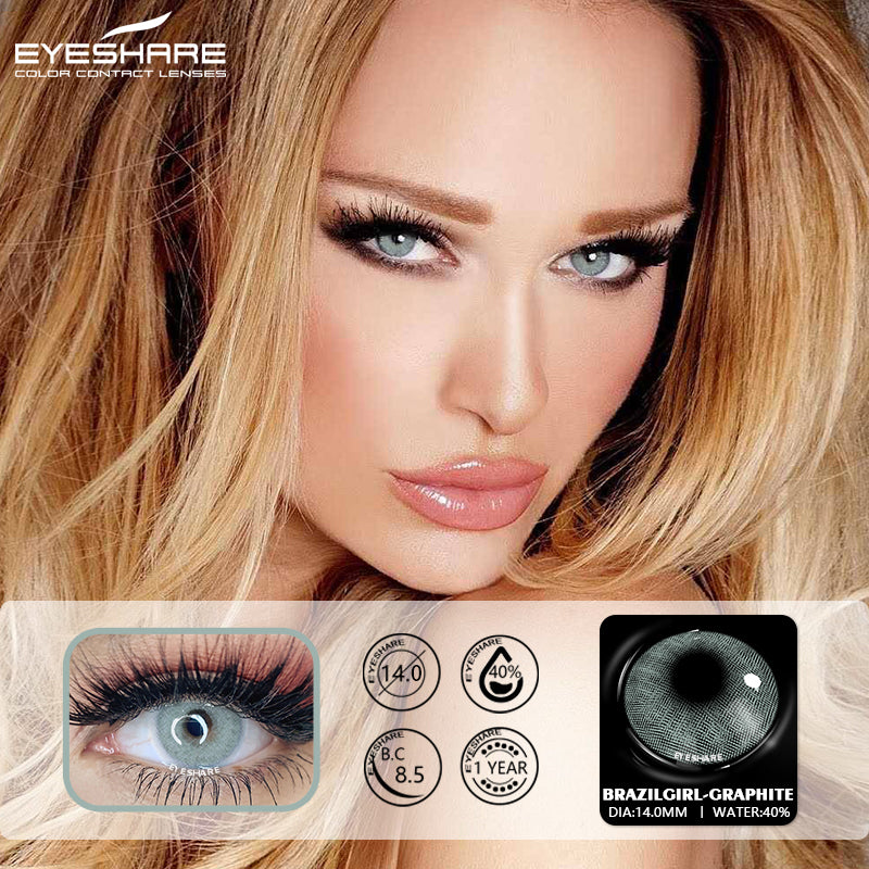 Brazilgirl Icegray 14,0 mm 1 par | 1 año