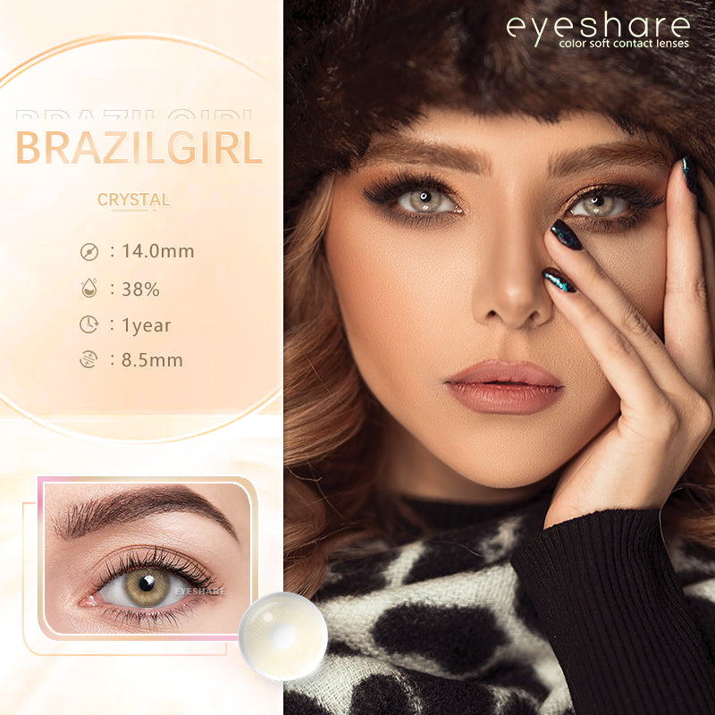 Brazilgirl Ocre 14,0 mm 1 par | 1 año