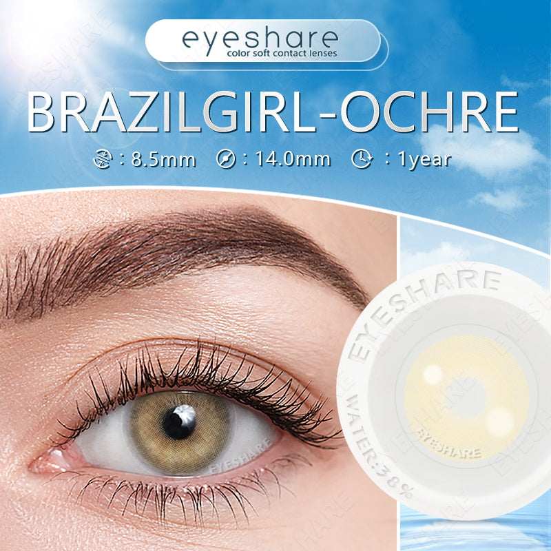 Brazilgirl Ocre 14,0 mm 1 par | 1 año