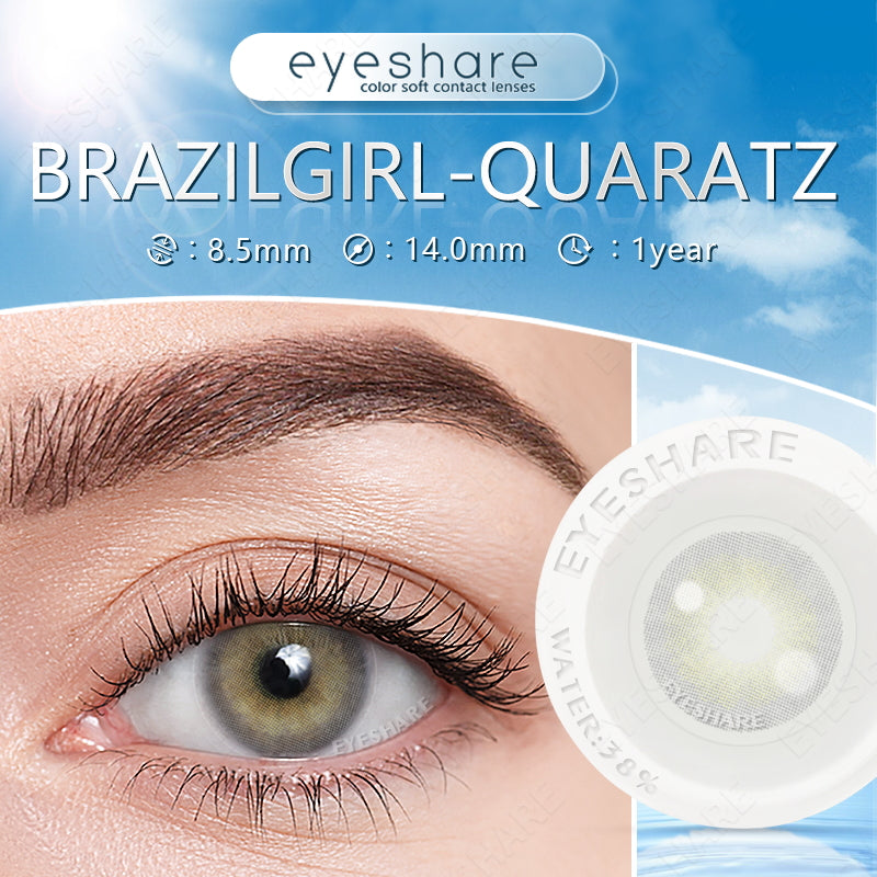 Cuarzo Brazilgirl 14,0 mm 1 par | 1 año