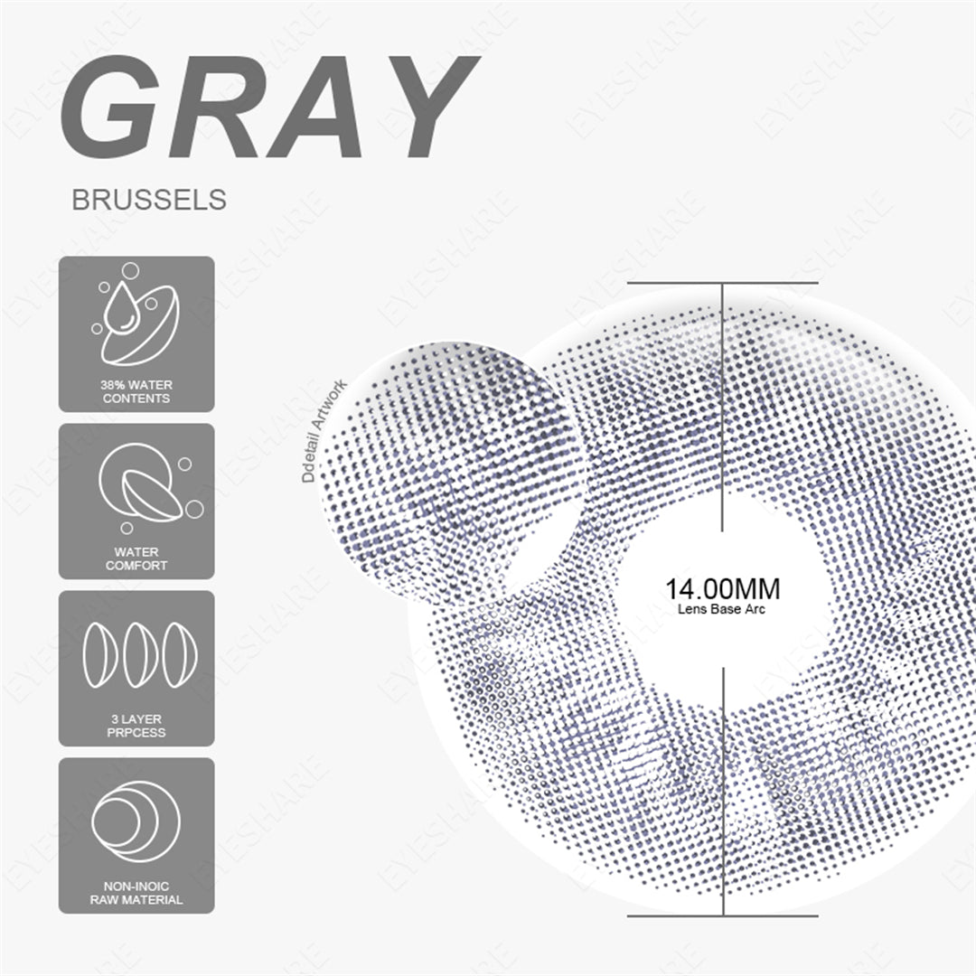 Gris de Bruselas 14,0 mm 1 par | 1 año