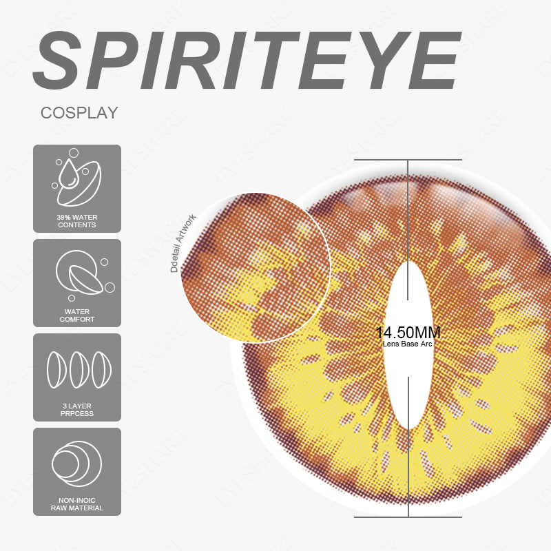 Cosplay Spirit Eye 14,5 mm 1 par | 1 año