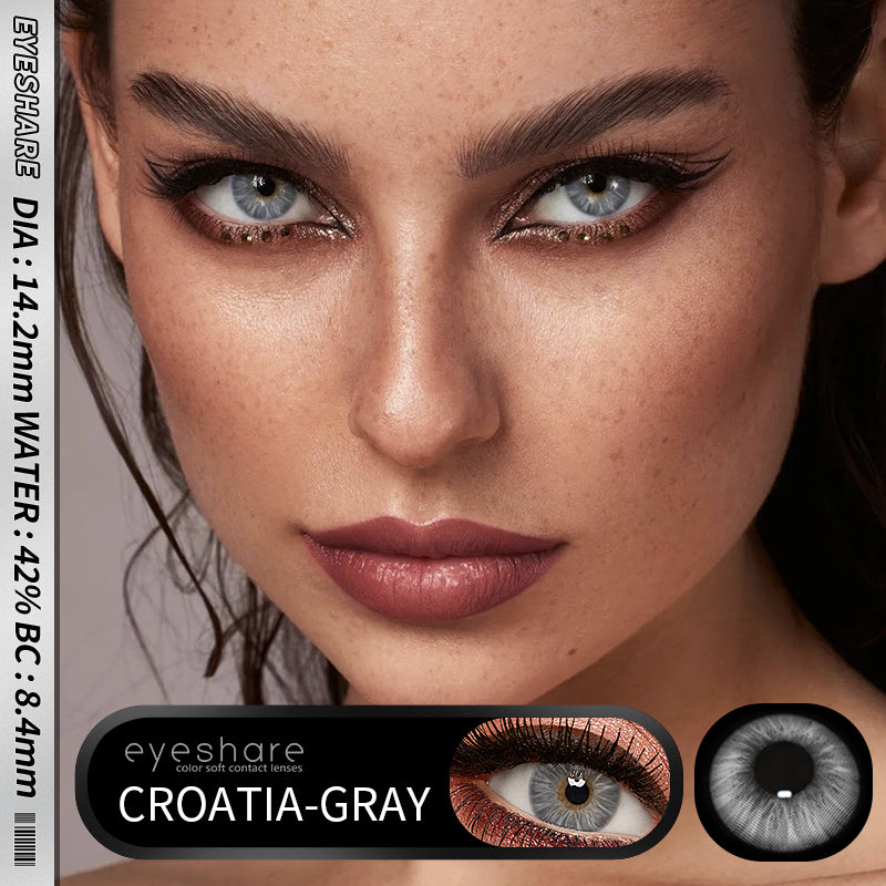 Croatia Gray 1 Day Use I 14.2mm,10 Pcs=5Pair