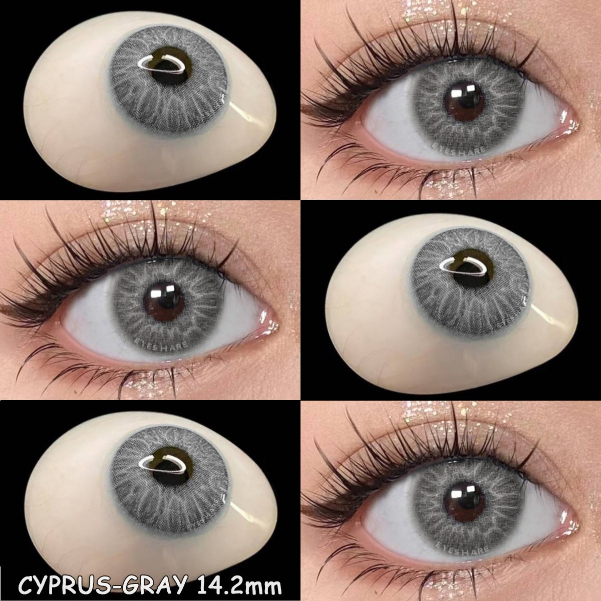 Gris Chipre 14,2 mm 1 par | 1 año