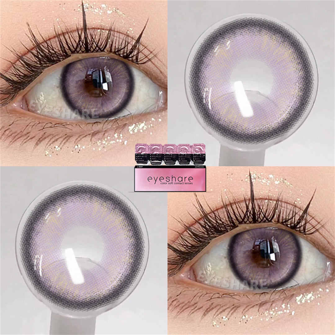 Dinamarca Púrpura 1 día de uso I 14,2 mm, 10 piezas = 5 pares