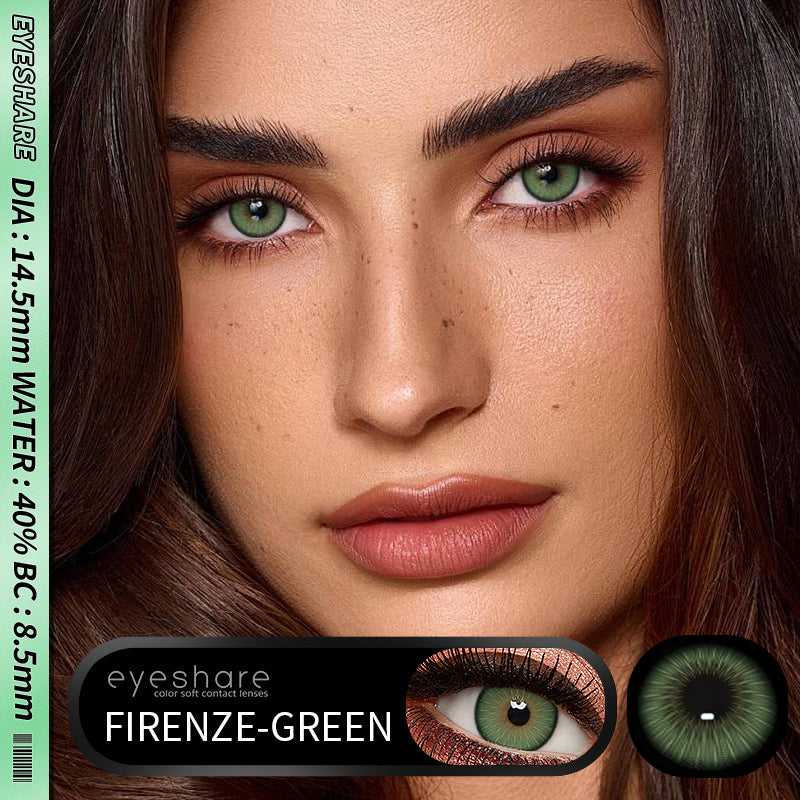 Firenze Green 14,5 mm, 1 par | 1 año