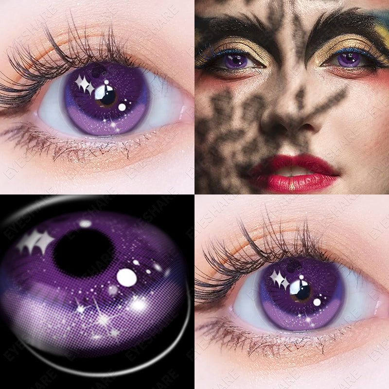 Cosplay HD35 Purple 14,5 mm 1 par | 1 año