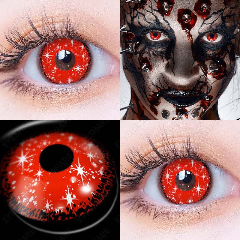 Cosplay HD71 Rojo 14,5 mm 1 par | 1 año
