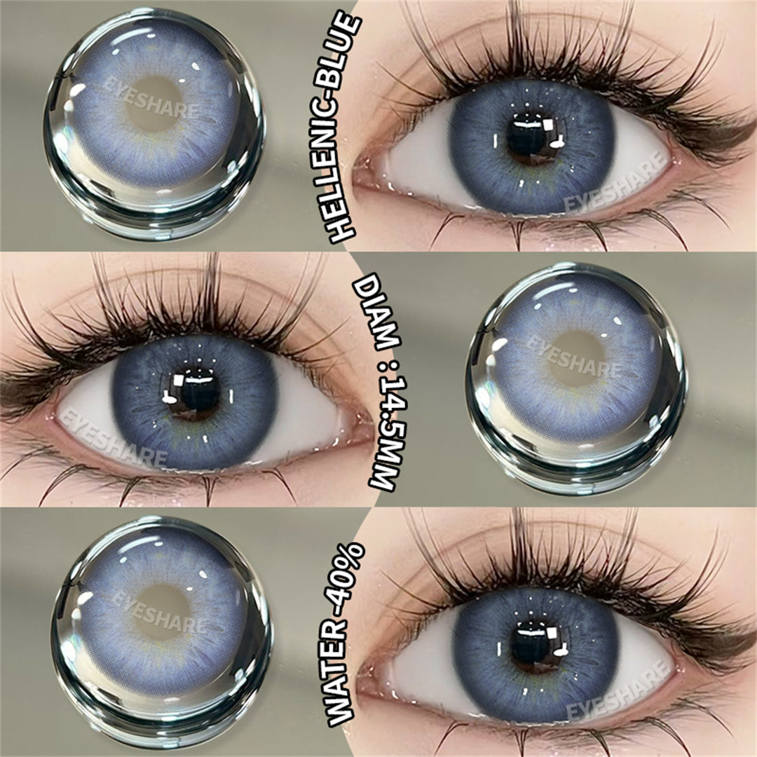 Azul helénico 14,5 mm 1 par | 1 año
