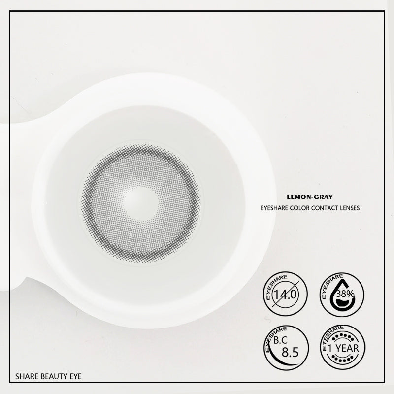 Gris limón 14,2 mm 1 par | 1 año