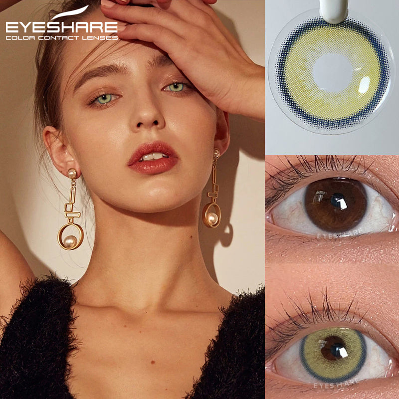 Verde limón, 14,2 mm, 1 par | 1 año