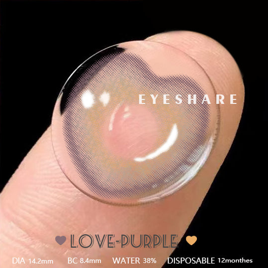 Love Purple 14,2 mm 1 par | 1 año