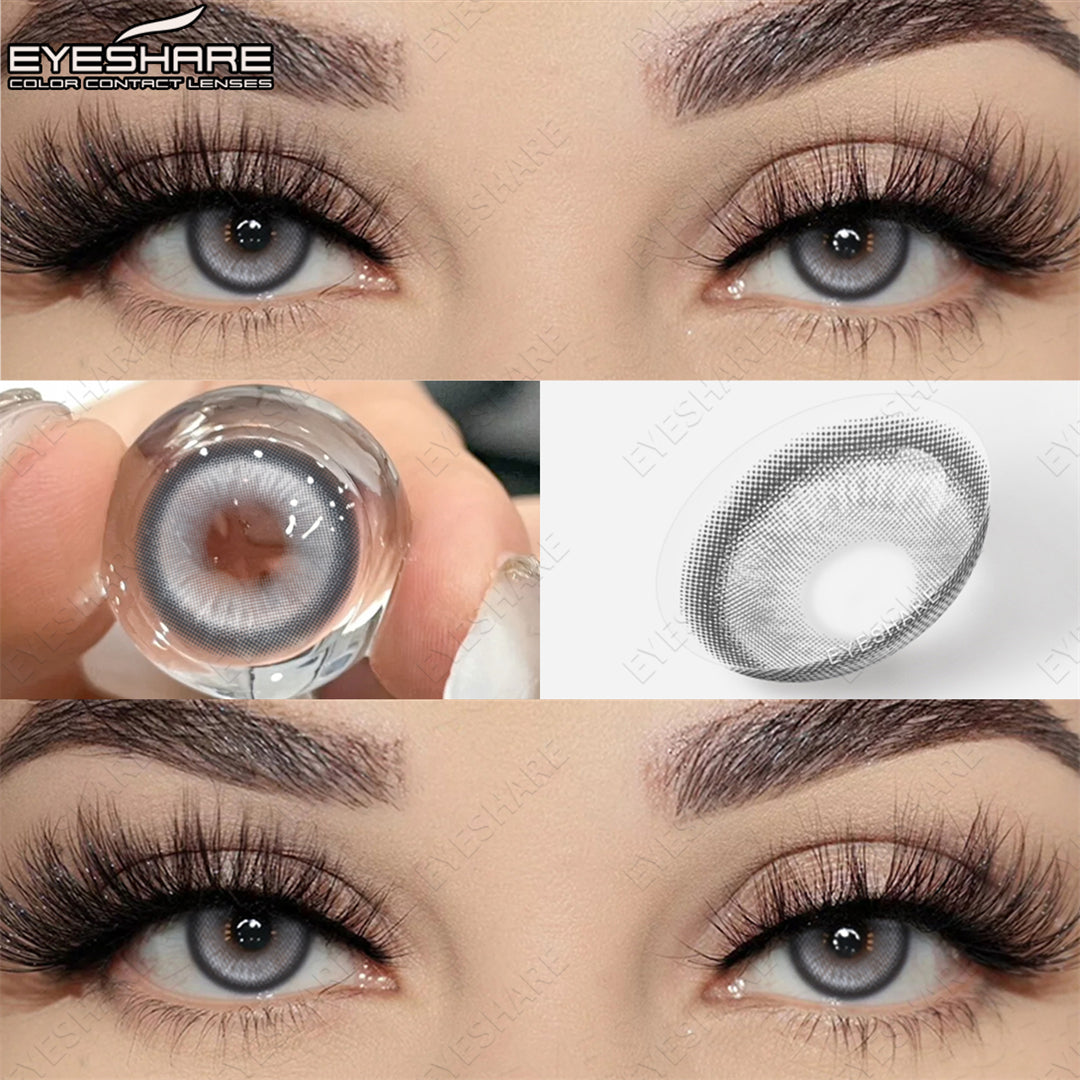 Gris Madrid, 1 día de uso, 14,0 mm, 10 piezas = 5 pares, para cosplay