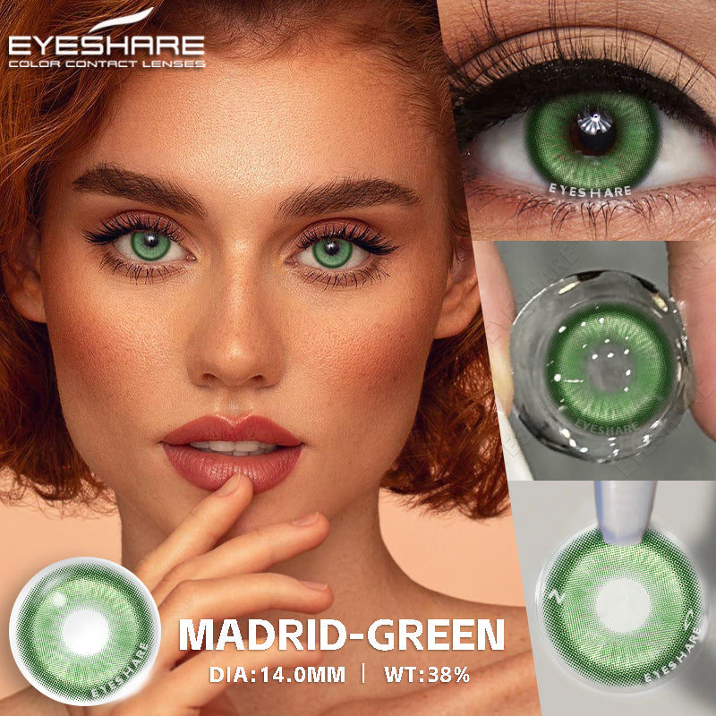 Lentes NEBULA-RED Anime Halloween Cosplay 14.0mm