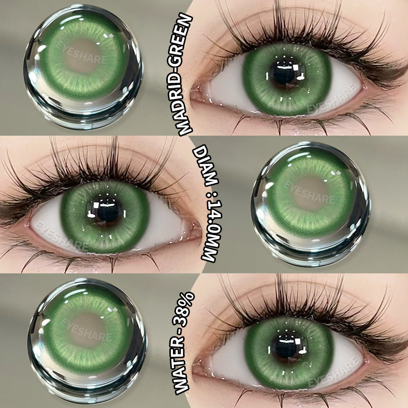 Lentes NEBULA-RED Anime Halloween Cosplay 14.0mm