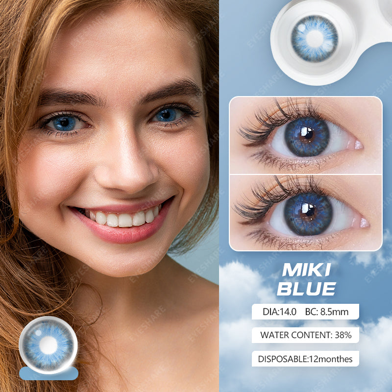 Miki Blue 14,0 mm, 1 par | 1 año