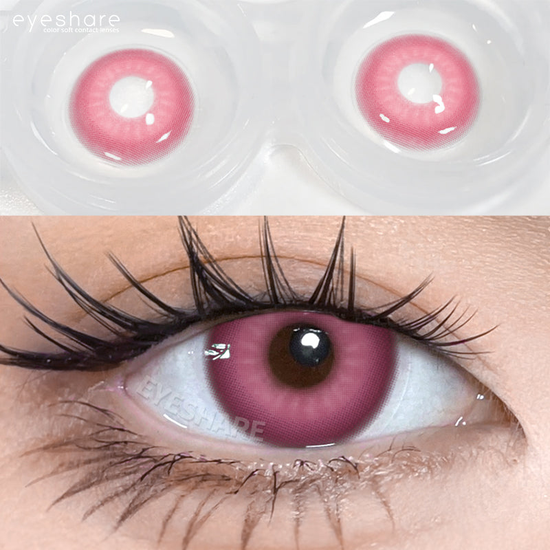 Lentes NEBULA-RED Anime Halloween Cosplay 14.0mm