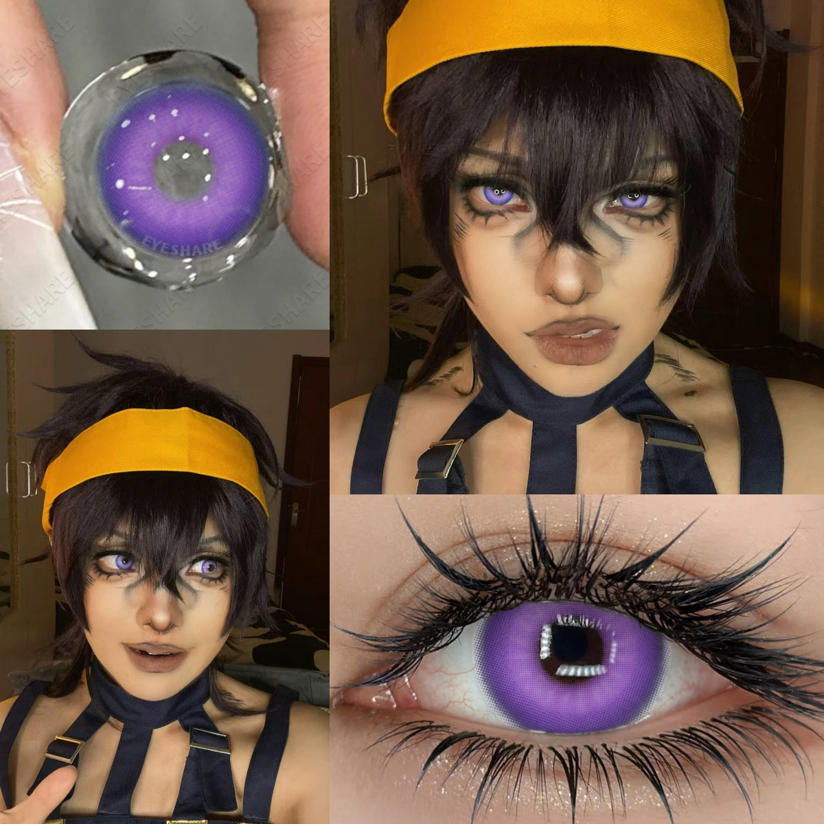 Cosplay Nebula Purple 14,0 mm 1 par | 1 año
