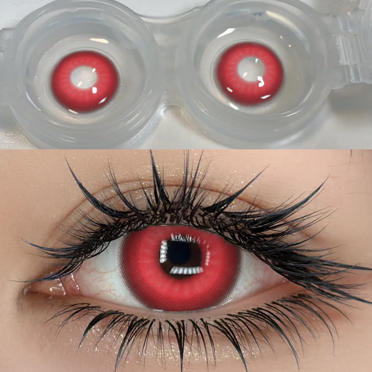 Cosplay Nebula Red 14.0mm 1 Pair | 1 Year