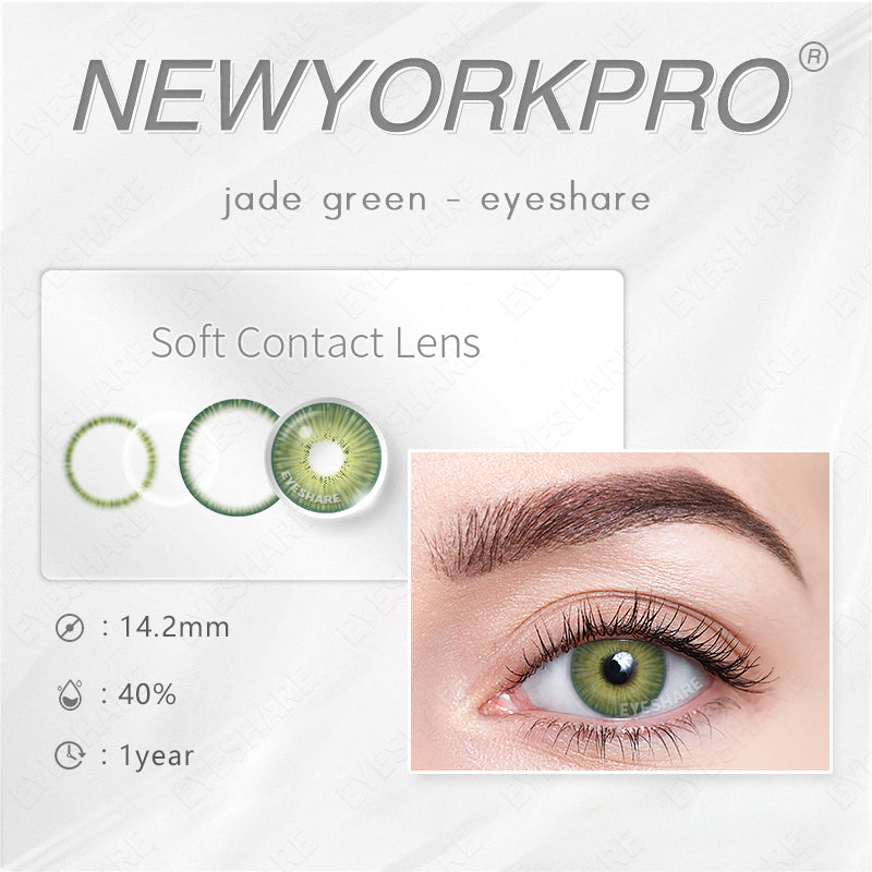 NewYork Jade Green 14,2 mm 1 par | 1 año