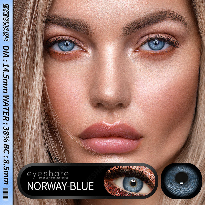 Norway Blue 14.5mm 1 Pair | 1 Year