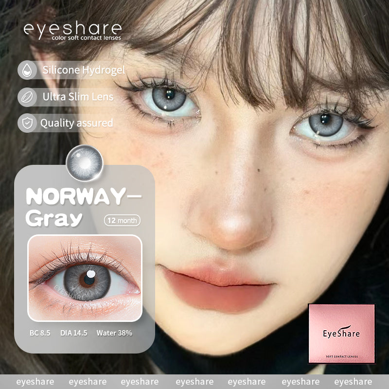 Gris noruego, 14,5 mm, 1 par, 1 año
