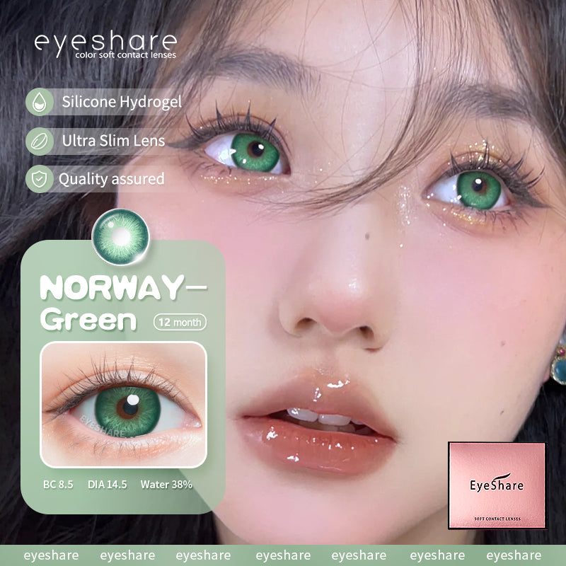 Verde noruego 14,5 mm 1 par | 1 año