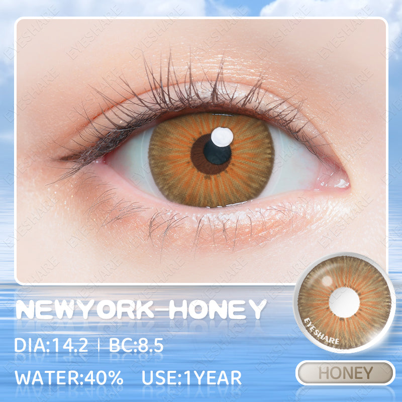 NewYork Honey 14,2 mm 1 par | 1 año