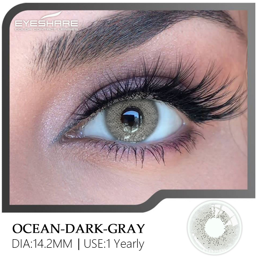 Gris oscuro océano, 14,2 mm, 1 par | 1 año