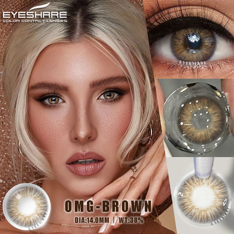 OMG Brown 14,0 mm 1 par | 1 año
