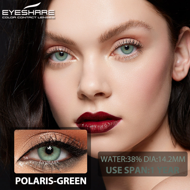 Polaris Green 14,2 mm, 1 par | 1 año