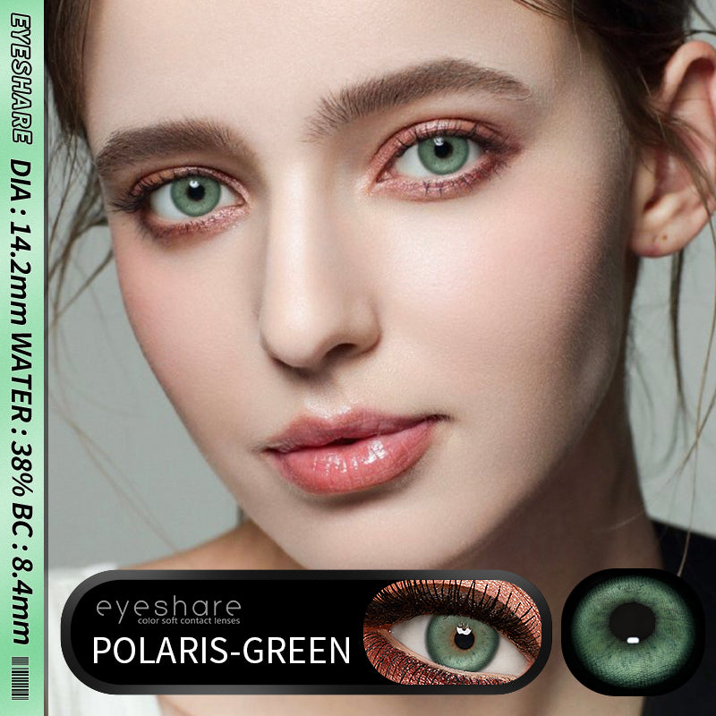 Polaris Green 14,2 mm, 1 par | 1 año