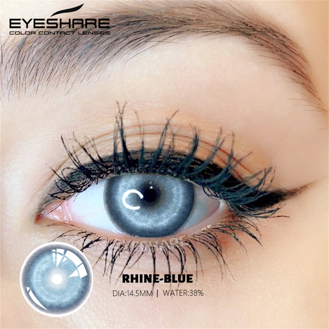 Cosplay Rhine Blue 14.5mm 1 Pair | 6 Months