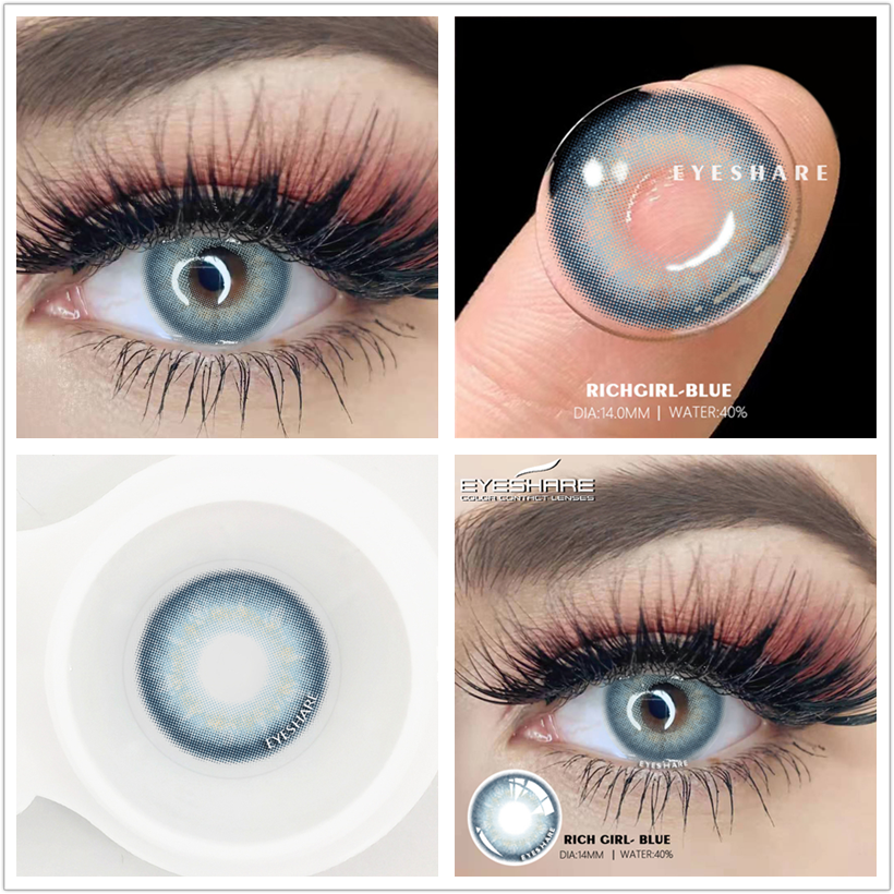 Richgirl Blue 14,0 mm, 1 par, 1 año
