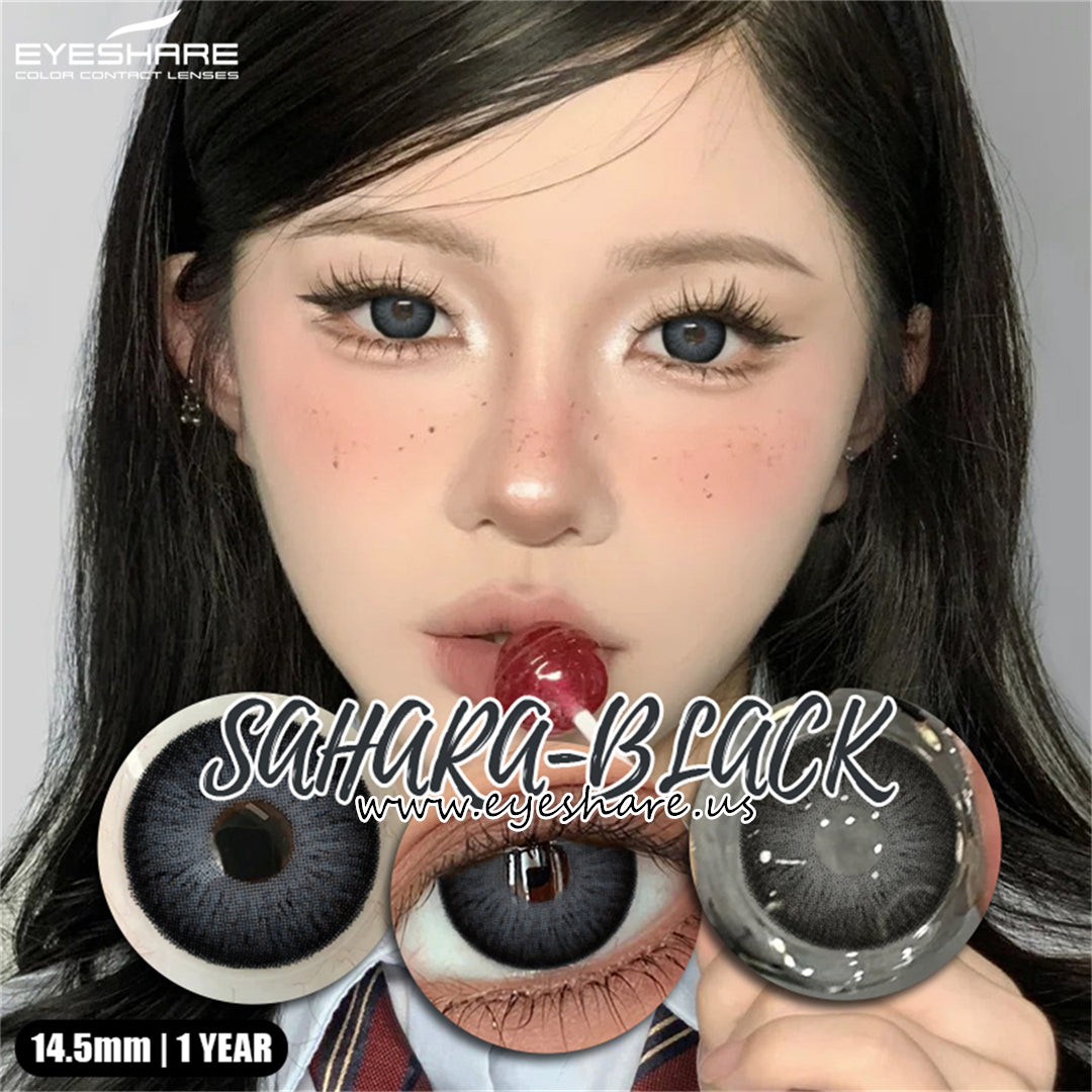 Sahara Black 14.5mm 1 Pair | 1 Year