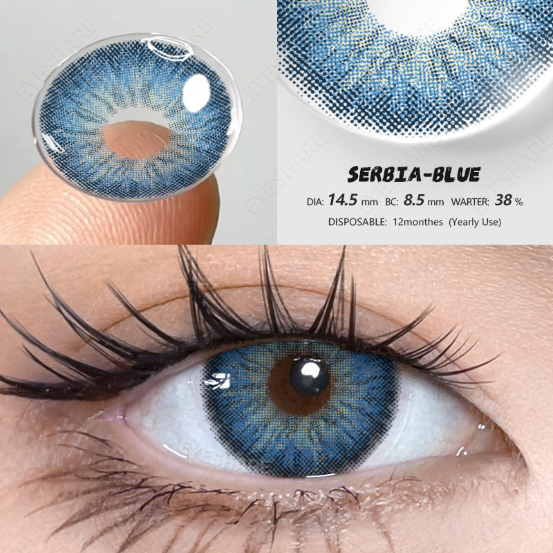 Serbia Azul 14,5 mm 1 par | 1 año